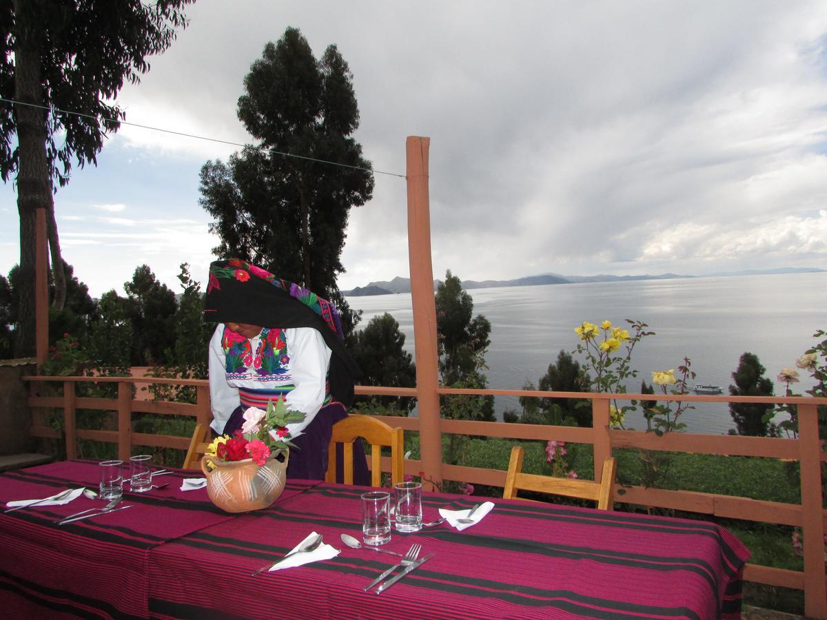 Titicaca Chaska Wasi Amantani Guest House Isla Amantani ภายนอก รูปภาพ